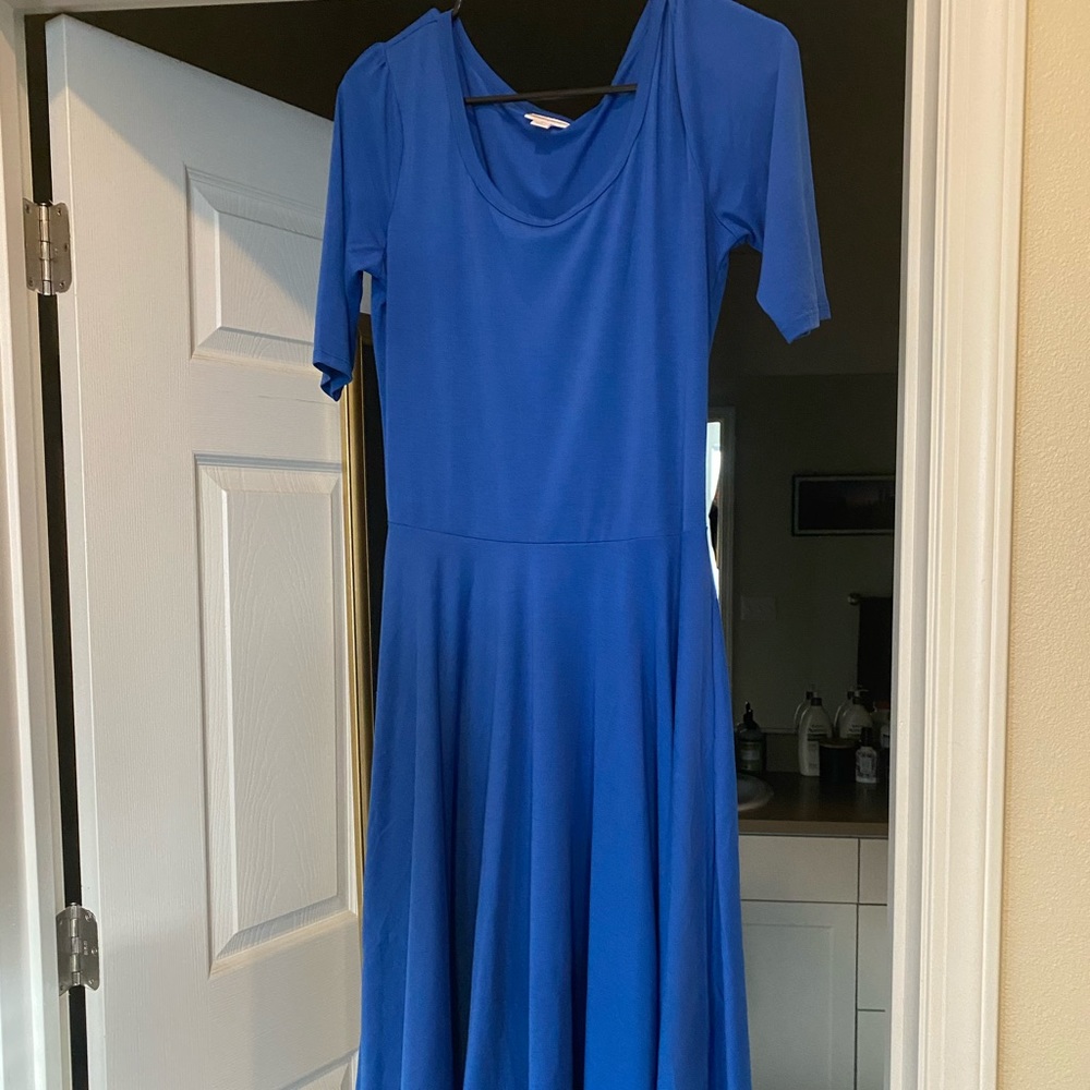 Blue LuLaRoe Dress